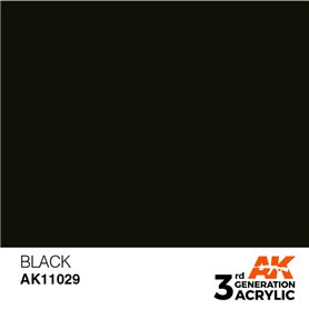 AK 3rd Generation Acrylic Black 17ml