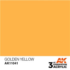 AK 3rd Generation Acrylic Golden Yellow 17ml