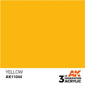 AK 3rd Generation Acrylic Yellow 17ml