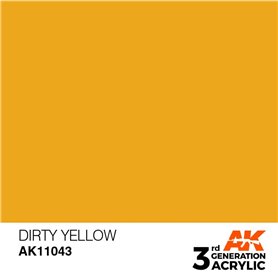 AK 3rd Generation Acrylic Dirty Yellow 17ml