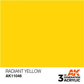 AK 3rd Generation Acrylic Radiant Yellow 17ml