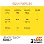 AK 3rd Generation Acrylic Lemon Yellow 17ml