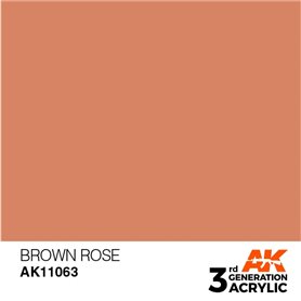 AK 3rd Generation Acrylic Brown Rose 17ml