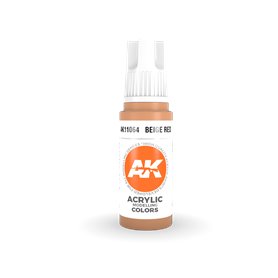 AK Interactive 3RD GENERATION ACRYLICS - BEIGE RED - 17ml