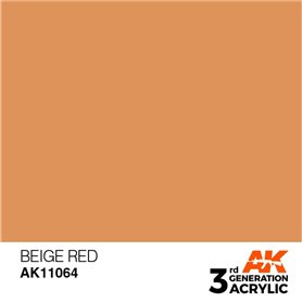AK 3rd Generation Acrylic Beige Red 17ml