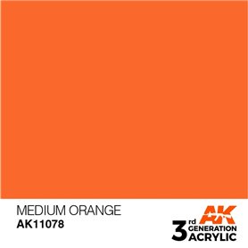 AK 3rd Generation Acrylic Medium Orange 17ml
