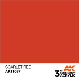 AK 3rd Generation Acrylic Scarlet Red 17ml