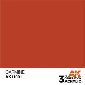 AK 3rd Generation Acrylic Carmine 17ml