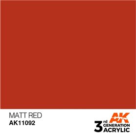 AK 3rd Generation Acrylic Matt Red 17ml