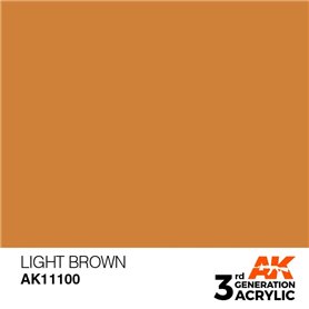 AK 3rd Generation Acrylic Light Brown 17ml