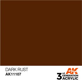 AK 3rd Generation Acrylic Dark Rust 17ml