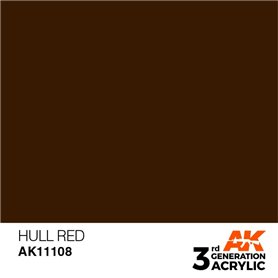 AK 3rd Generation Acrylic Hull Red 17ml