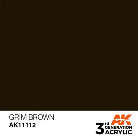 AK 3rd Generation Acrylic Grim Brown 17ml