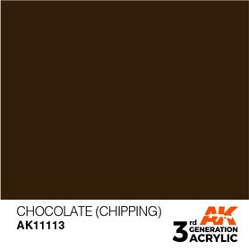 AK Interactive 3RD GENERATION ACRYLICS - CHOCOLATE (CHIPPING)