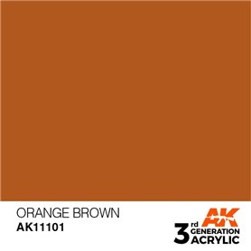 AK 3rd Generation Acrylic Orange Brown 17ml