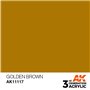 AK 3rd Generation Acrylic Golden Brown 17ml