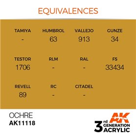 AK 3rd Generation Acrylic Ocher 17ml