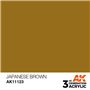 AK 3rd Generation Acrylic Japanese Brown 17ml