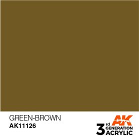 AK 3rd Generation Acrylic Green-Brown 17ml