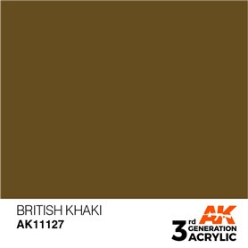 AK 3rd Generation Acrylic British Khaki 17ml