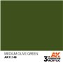 AK 3rd Generation Acrylic Medium Olive Green 17ml
