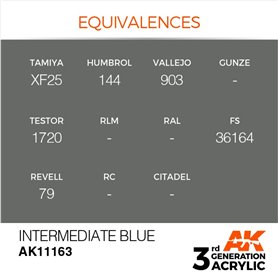 AK 3rd Generation Acrylic Intermediate Blue 17ml
