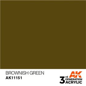 AK 3rd Generation Acrylic Brownish Green 17ml