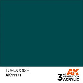 AK 3rd Generation Acrylic Turquoise 17ml