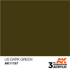 AK 3rd Generation Acrylic US Dark Green 17ml