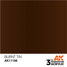 AK 3rd Generation Acrylic Burnt Tin 17ml