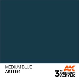 AK 3rd Generation Acrylic Medium Blue 17ml