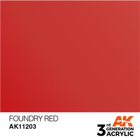 AK 3rd Generation Acrylic Foundry Red 17ml