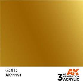 AK 3rd Generation Acrylic Gold 17ml