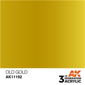 AK 3rd Generation Acrylic Old Gold 17ml