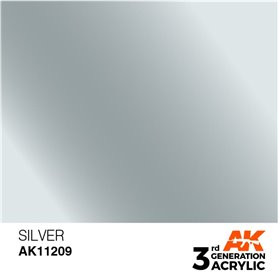 AK 3rd Generation Acrylic Silver 17ml