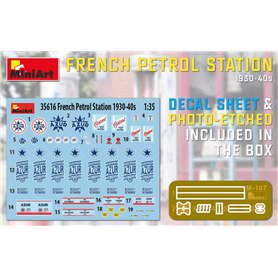 Mini Art 35616 French Petrol Station 1930-40s