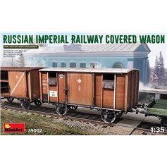 Mini Art 1:35 RUSSIAN IMPERIAL RAILWAY COVER WAGON 
