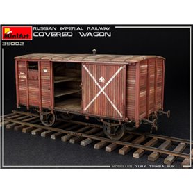 Mini Art 1:35 RUSSIAN IMPERIAL RAILWAY COVER WAGON