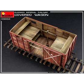 Mini Art 1:35 RUSSIAN IMPERIAL RAILWAY COVER WAGON
