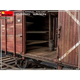Mini Art 1:35 RUSSIAN IMPERIAL RAILWAY COVER WAGON