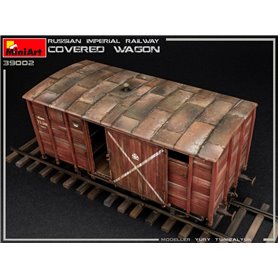 Mini Art 1:35 RUSSIAN IMPERIAL RAILWAY COVER WAGON