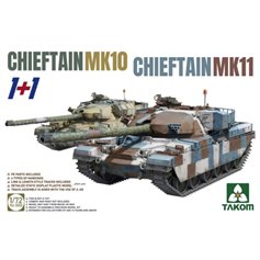 Takom 1:72 Chieftain Mk.10 + Chieftain Mk.11
