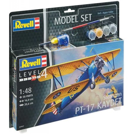 Revell 63957 Model Set  1/48  STEARMAN PT-17