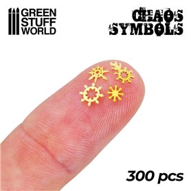 Green Stuf World Chaos Runes and Symbols - 300 sztuk
