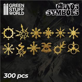 Green Stuf World Chaos Runes and Symbols - 300 sztuk