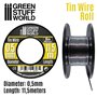 Green Stuff World Elastyczny drucik z cyny FLEXIBLE TIN WIRE - 0.5mm