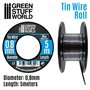 Green Stuff World Elastyczny drucik z cyny FLEXIBLE TIN WIRE - 0.8mm