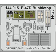 Eduard 1:144 Republic P-47D Bubbletop dla Eduard