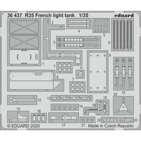 Eduard 1:35 R35 French light tank