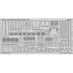 Eduard 1:48 Elementy zewnętrzne i wnęki podwozia do Boeing B-17G dla HKM